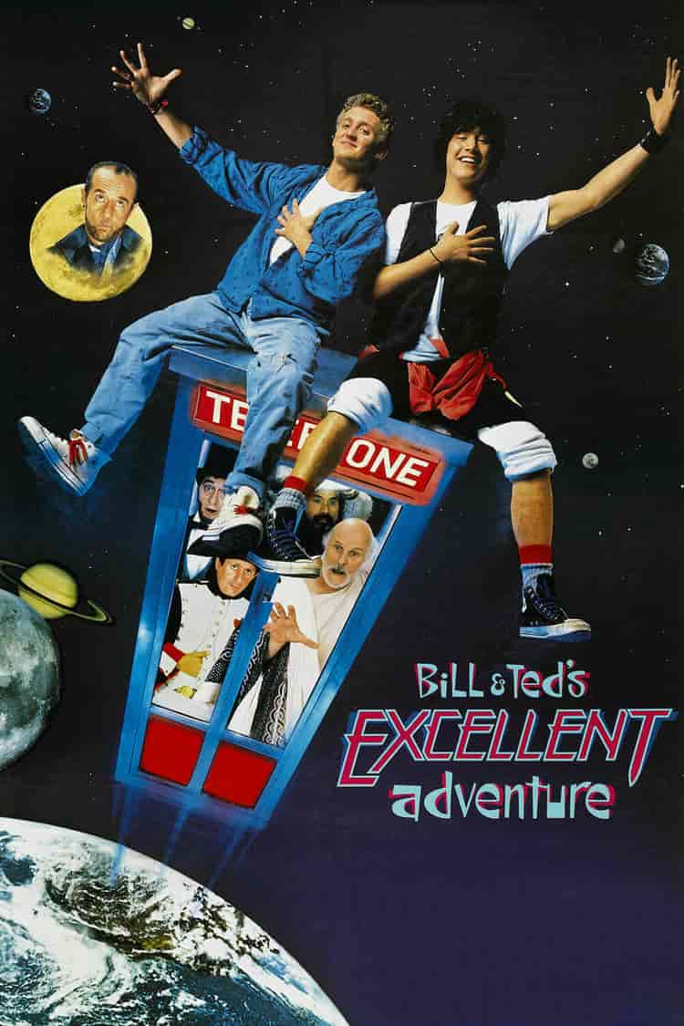 Poster for Bill and Ted's Excellent Adventure